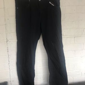 Black Lee jeans